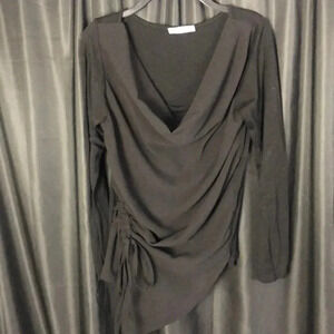 Black Elena Baldi blouse S‎